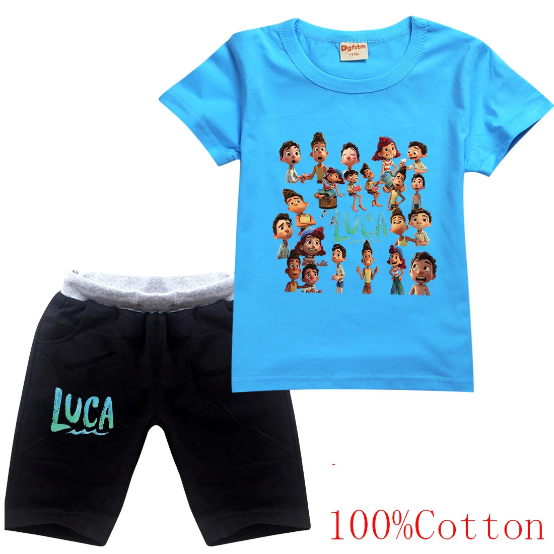 Cartoon Short Tshirt +shorts Luca Print Clothing Set Little Baby Summer Clothes Kids Boys Sportswear Suit Toddler Girl Outfits
Cartoon Short Tshirt +shorts Luca Print Clothing Set Little Baby Summer Clothes Kids Boys Sportswear Suit Toddler Girl Outfits