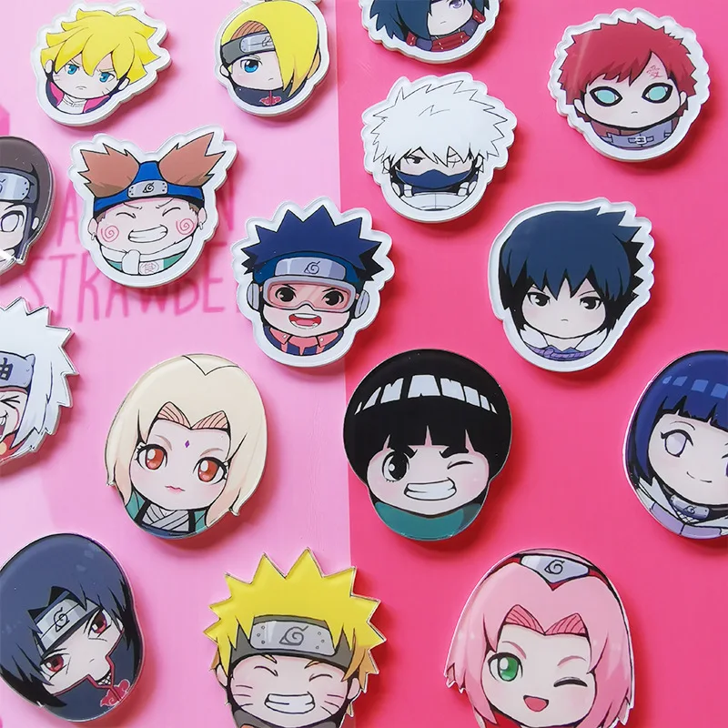 Брошь удзумаки Харуно Сакура Chibi Kakashi значок из японского мультфильма для фанатов