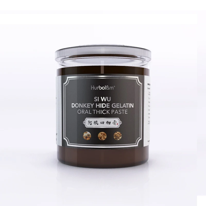 Hurbolism Si Wu Donkey hide gelatin Oral Thick Paste, Cure female infertility, Improvement of female dizziness and tinnitus 300g
Hurbolism Si Wu Donkey hide gelatin Oral Thick Paste, Cure female infertility, Improvement of female dizziness and tinnitus 300g