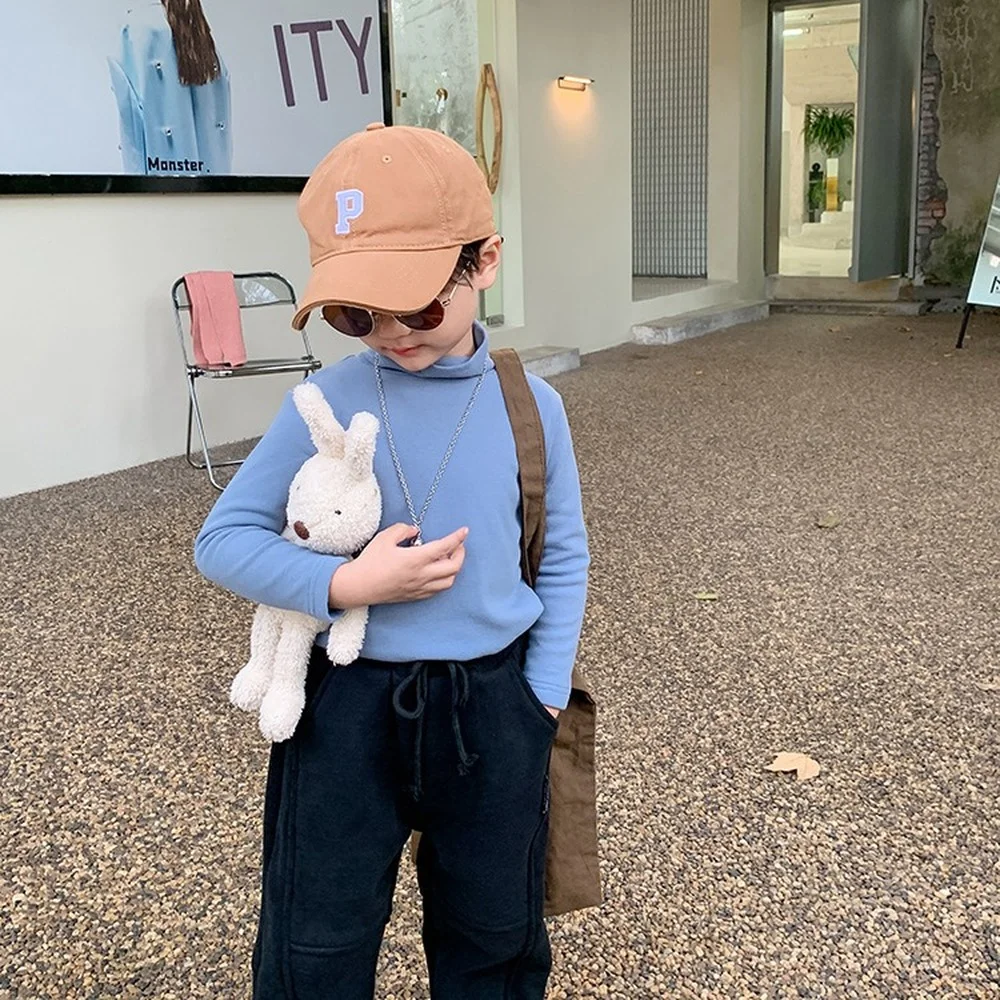 Children winter inner fleece thicken base T shirts Boys and Girls Half high collar long sleeve warm Tops
Children winter inner fleece thicken base T shirts Boys and Girls Half high collar long sleeve warm Tops