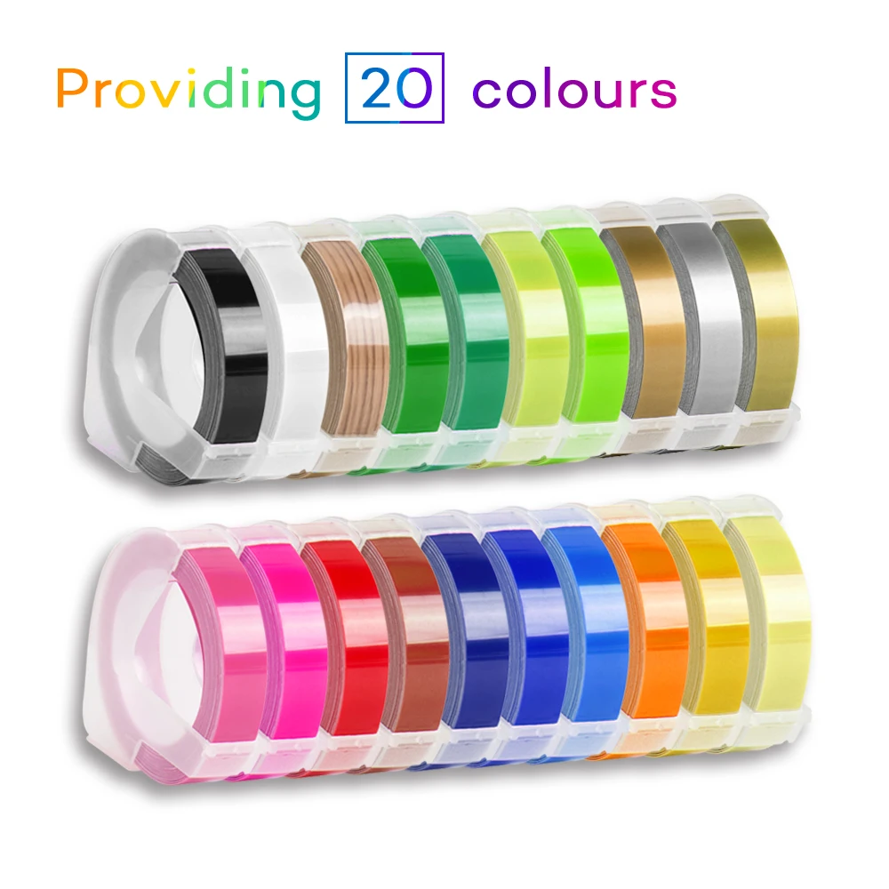 Label World 3D embossing Multicolor 9mm diy label tape fit for Manual Label Printer dymo 1610 1880 motex e101 C1011540A/B
Label World 3D embossing Multicolor 9mm diy label tape fit for Manual Label Printer dymo 1610 1880 motex e101 C1011540A/B