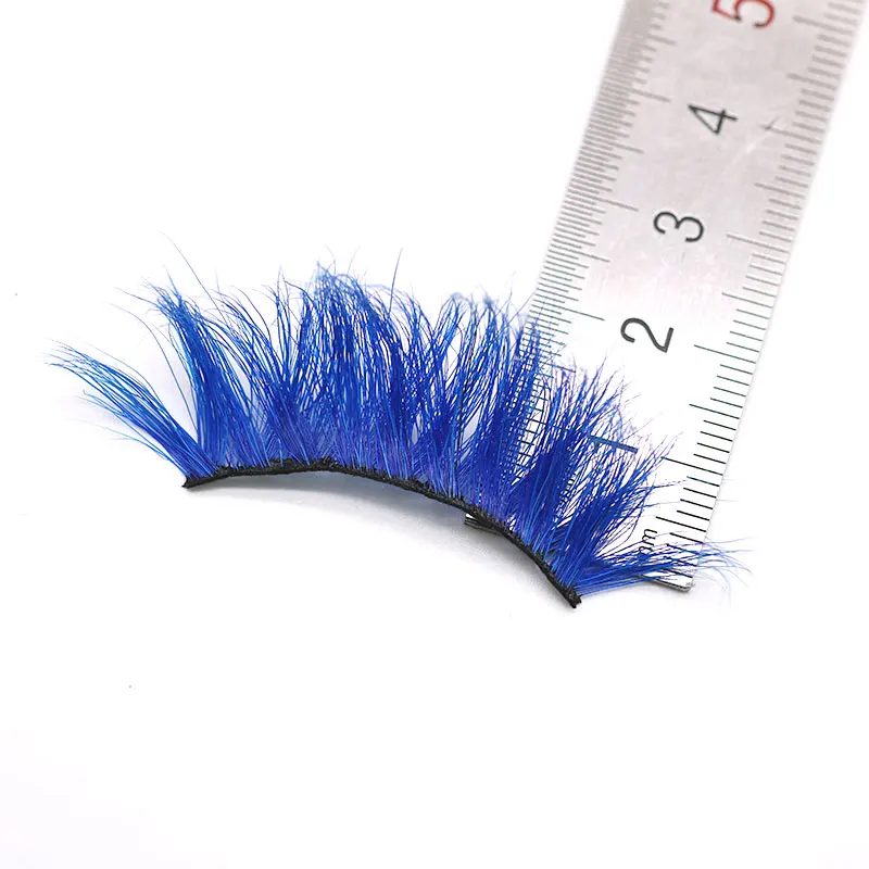 Mink Maquiagem Cilios Eyelash Extension Synthetic Mink Colorful Blue Eyelashes Masquerade Makeup Fake False Eye Lash Vendors 
Mink Maquiagem Cilios Eyelash Extension Synthetic Mink Colorful Blue Eyelashes Masquerade Makeup Fake False Eye Lash Vendors