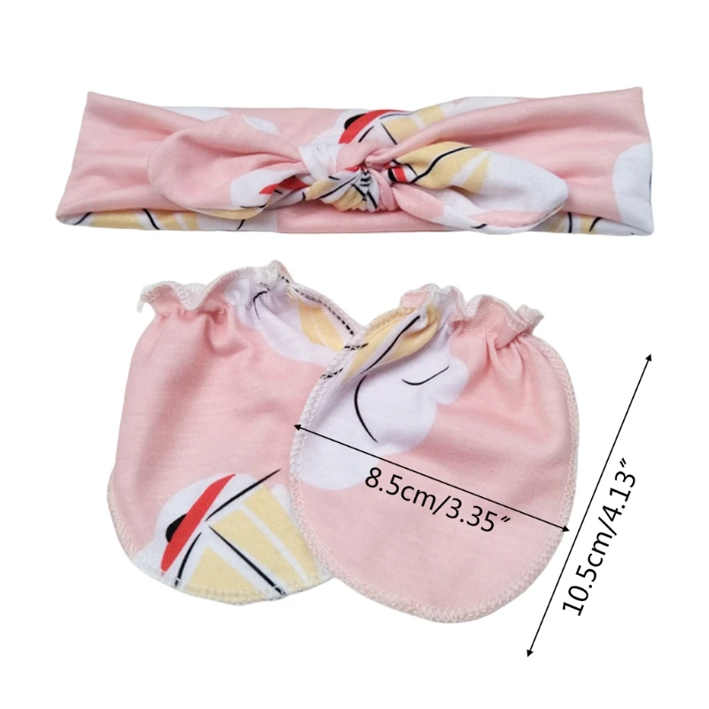 Baby Anti-scratching Gloves Knotted Headband Set Newborn Mittens Hair Band Kit H055
Baby Anti-scratching Gloves Knotted Headband Set Newborn Mittens Hair Band Kit H055