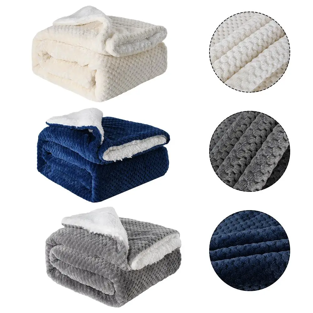 150 X 200cm Fleece Blanket Double Layer Indoor & Outdoor Warm Throw Blanket Pineapple Flannel Blanket For Bedroom Sofa Office
150 X 200cm Fleece Blanket Double Layer Indoor & Outdoor Warm Throw Blanket Pineapple Flannel Blanket For Bedroom Sofa Office