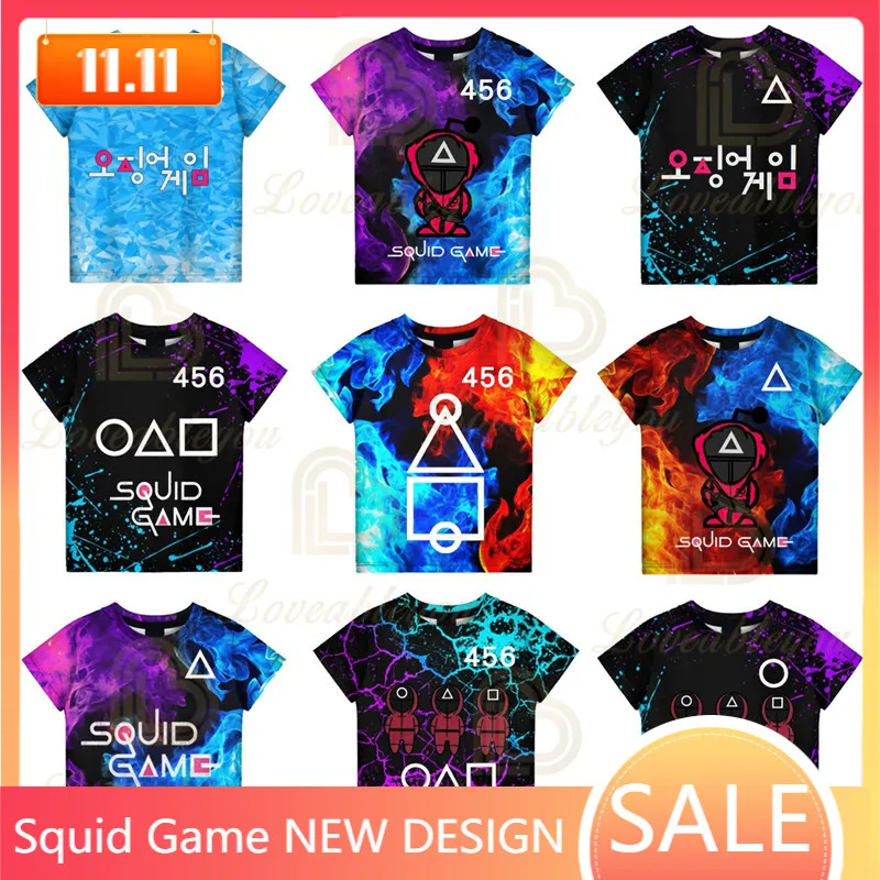 Korean The Game T-shirt Movie Children's Tops Women Men Tees 3d T shirt Boys Girls Tops Kids Cosplay Costume Tees n
Korean The Game T-shirt Movie Children's Tops Women Men Tees 3d T shirt Boys Girls Tops Kids Cosplay Costume Tees n