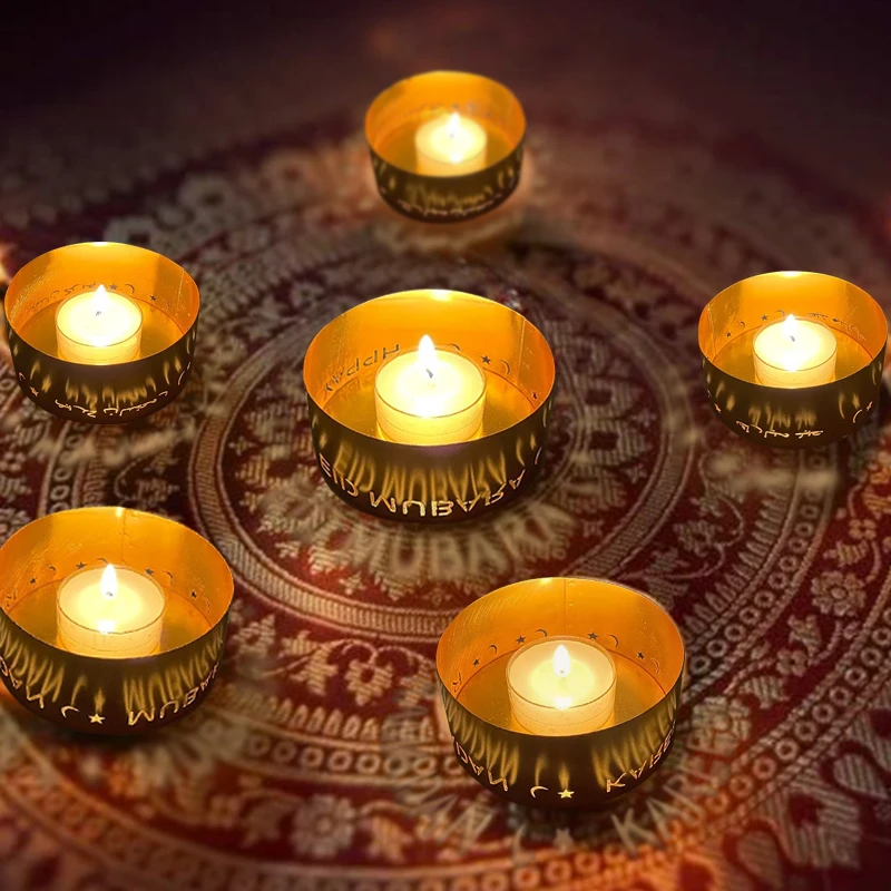 Al Adha Muslim Wrought Iron Hollow Text Lamp Socket Eid Mubarak Projection Candlestick Home Decoration Crafts Ramadan Ornament
Al Adha Muslim Wrought Iron Hollow Text Lamp Socket Eid Mubarak Projection Candlestick Home Decoration Crafts Ramadan Ornament