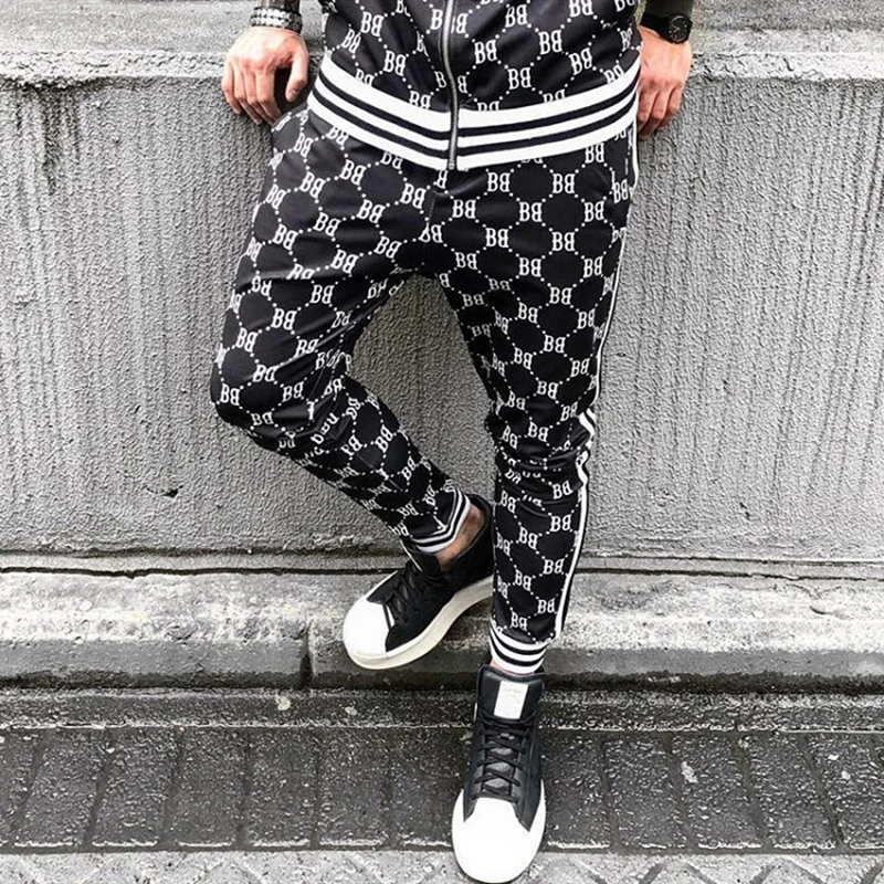 New Men's Sweatpants Fashion 3D Print Slim Article Spell Splicing Trousers Casual Sports Pants Men's Fitness Joggers Harem Pants
New Men's Sweatpants Fashion 3D Print Slim Article Spell Splicing Trousers Casual Sports Pants Men's Fitness Joggers Harem Pants