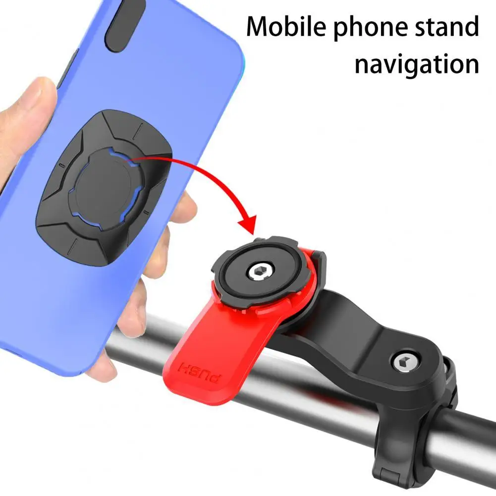 1 Set Rotating Phone Holder Stable Compact ABS Shock Absorption Bike Phone Bracket for Bike
1 Set Rotating Phone Holder Stable Compact ABS Shock Absorption Bike Phone Bracket for Bike