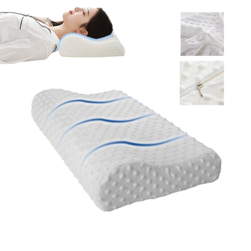 Memory Foam Bed Orthopedic Pillow for Neck Pain Sleeping Protect Cervical Pillow Slow Rebound Health Pillow Home Bedding 50*30cm
Memory Foam Bed Orthopedic Pillow for Neck Pain Sleeping Protect Cervical Pillow Slow Rebound Health Pillow Home Bedding 50*30cm