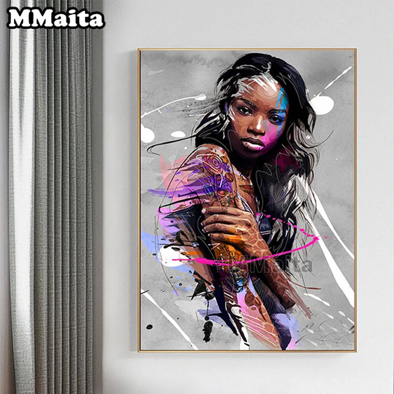 Abstract Graffiti Art Girls Diamond Paintings Cross Stitch Kits Colorful Tattoo Woman Diamond Art Pictures for Home Decor GG6126
Abstract Graffiti Art Girls Diamond Paintings Cross Stitch Kits Colorful Tattoo Woman Diamond Art Pictures for Home Decor GG6126