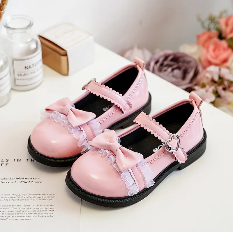 2021 New Childrens Shoes Lace Bowkont Princess Kids Leather Shoes Girls Flower Casual Flat Student Performance Shoes 
2021 New Childrens Shoes Lace Bowkont Princess Kids Leather Shoes Girls Flower Casual Flat Student Performance Shoes