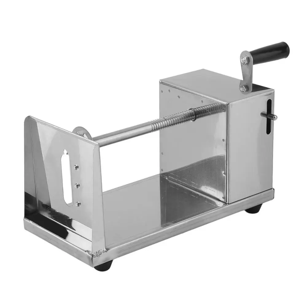 Manual Stainless Steel Twisted Potato Slicer French Fry Vegetable Cutter Spiral for Home Use or at a Restaurant 
Manual Stainless Steel Twisted Potato Slicer French Fry Vegetable Cutter Spiral for Home Use or at a Restaurant