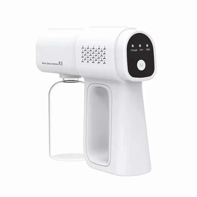 400ml K5 Nano Electric Spray Gun Blue Light Disinfection Sprayer Rechargeable Atomization Sanitizer Machine For Office Garden
400ml K5 Nano Electric Spray Gun Blue Light Disinfection Sprayer Rechargeable Atomization Sanitizer Machine For Office Garden