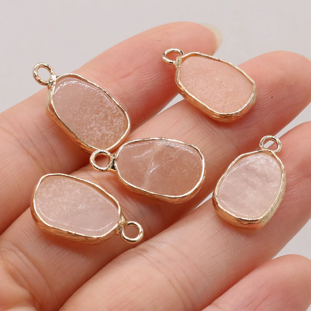 Natural Stone Gem Pink Aventurin Pendant Handmade Crafts DIY Necklace Bracelet Earring Jewelry Accessories Exquisite Gift Making
Natural Stone Gem Pink Aventurin Pendant Handmade Crafts DIY Necklace Bracelet Earring Jewelry Accessories Exquisite Gift Making