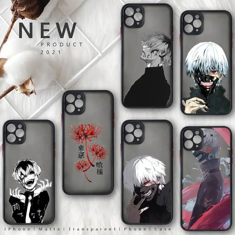 Tokyo Ghoul Phone Case black matte transparent For iPhone 7 8 x xs xr 11 12 pro plus mini max Clear Funda 
Tokyo Ghoul Phone Case black matte transparent For iPhone 7 8 x xs xr 11 12 pro plus mini max Clear Funda