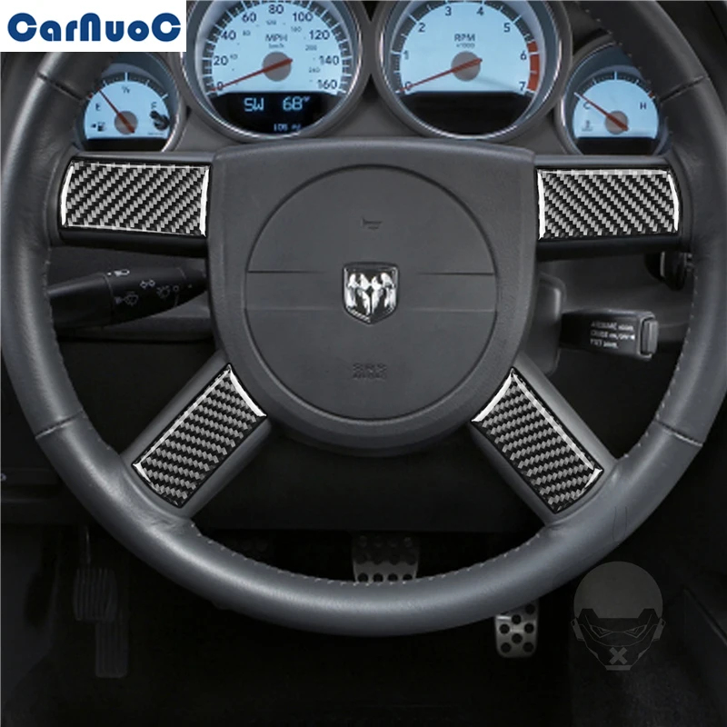 4x For Dodge Challenger 2008-2010 Car Steering Wheel Panel Trim Decal Carbon Fiber Sticker Styling Accessories
4x For Dodge Challenger 2008-2010 Car Steering Wheel Panel Trim Decal Carbon Fiber Sticker Styling Accessories