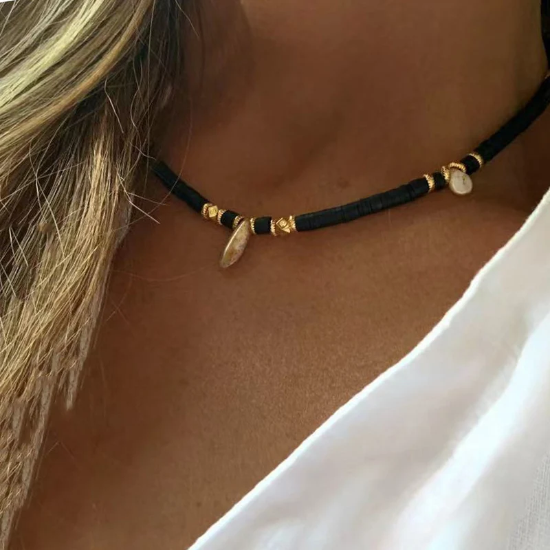 2021 Creative Design Leopard Print Water Drop Stone Black Silicone Beaded Necklace Retro Ethnic Trendy Jewelry For Man Women
2021 Creative Design Leopard Print Water Drop Stone Black Silicone Beaded Necklace Retro Ethnic Trendy Jewelry For Man Women