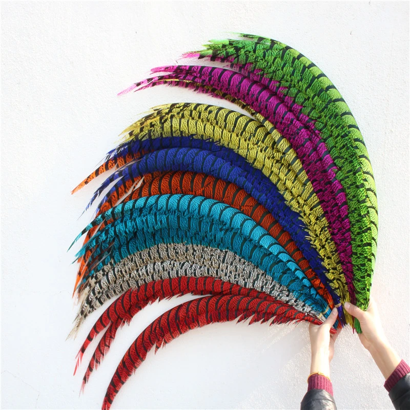 Factory 20pcs/lot Pheasant Tail Feathers 28-32inch/70-80CM Celebration Jewelry Accessories DIY Decoration Plumes
Factory 20pcs/lot Pheasant Tail Feathers 28-32inch/70-80CM Celebration Jewelry Accessories DIY Decoration Plumes