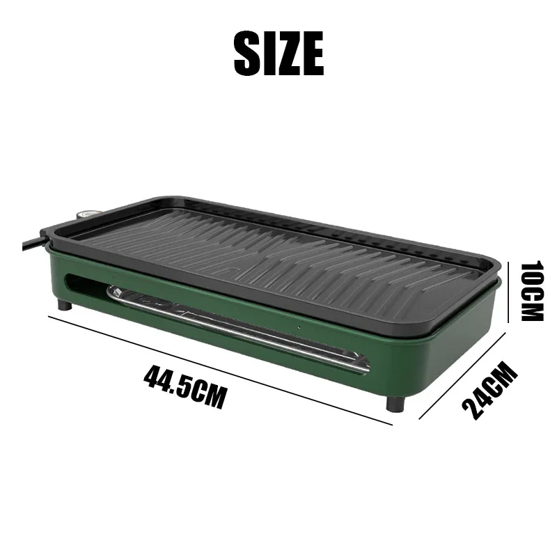 New stainless steel frying and grilling dual-purpose smokeless barbecue grill non-stick electric bakeware household high power
New stainless steel frying and grilling dual-purpose smokeless barbecue grill non-stick electric bakeware household high power
