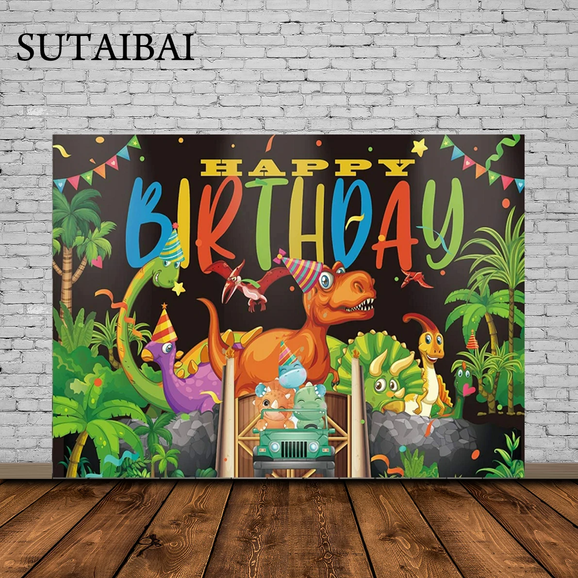 Милый фон с динозавром для вечеринки в честь Дня Рождения для мальчиков детей подростков сына фон баннер настенные украшения товары для веч...
Милый фон с динозавром для вечеринки в честь Дня Рождения для мальчиков детей подростков сына фон баннер настенные украшения товары для веч...