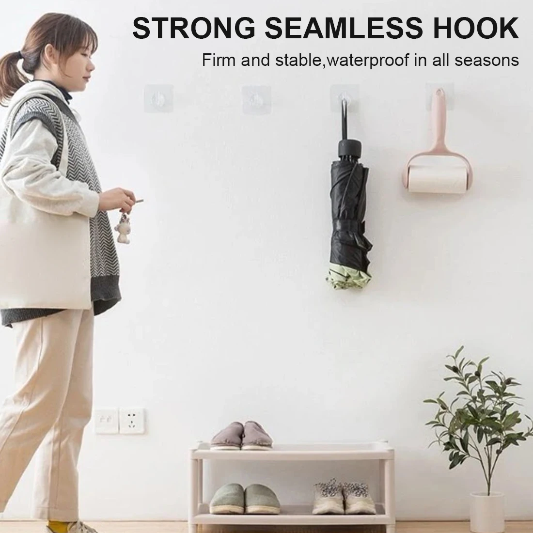 Newly 20pcs Powerful Hanging Curtain Rod Clip Hook Shower Curtain Rod Hanging Clip Bearing Powerful Self-adhesive for Home 6*6cm
Newly 20pcs Powerful Hanging Curtain Rod Clip Hook Shower Curtain Rod Hanging Clip Bearing Powerful Self-adhesive for Home 6*6cm