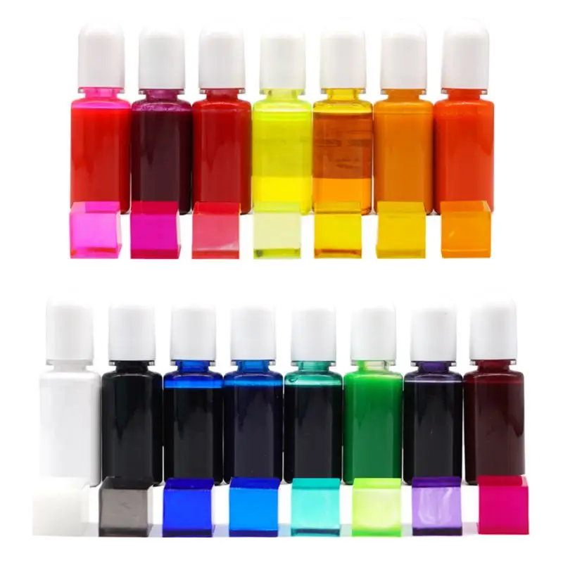 Epoxy Resin Dye, 15 Colors Epoxy Pigment UV Resin Coloring Dye, Liquid Colorant Glitter Fillings for Handmade Jewelry Making DIY
Epoxy Resin Dye, 15 Colors Epoxy Pigment UV Resin Coloring Dye, Liquid Colorant Glitter Fillings for Handmade Jewelry Making DIY