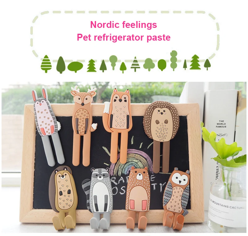 1Pc Fridge Sticker Magnetic Hook Removable Cute Animals Refrigerator Hooks Traceless Magnetic Hook Household Supplies
1Pc Fridge Sticker Magnetic Hook Removable Cute Animals Refrigerator Hooks Traceless Magnetic Hook Household Supplies