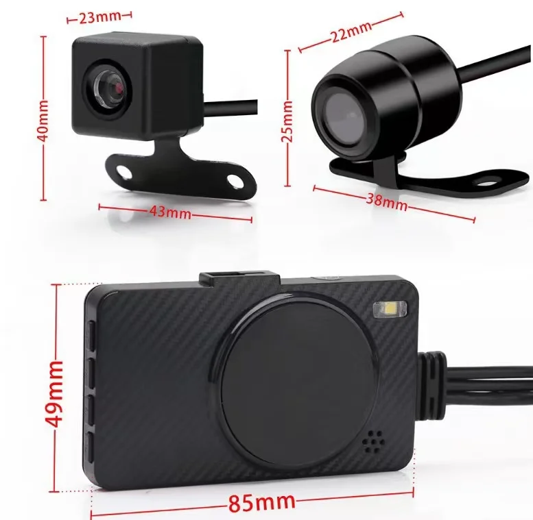 2021 3" HD Motorcycle Camera DVR Motor Dash Cam with Dual-track Front Rear Recorder Motorbike Electronic Moto Waterproof
2021 3" HD Motorcycle Camera DVR Motor Dash Cam with Dual-track Front Rear Recorder Motorbike Electronic Moto Waterproof
