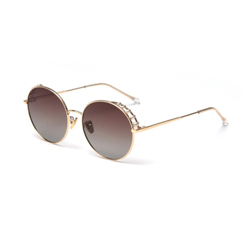 Steampunk Mirror Round Pearl Lady Polarized Womens Sunglasses Polarize for Woman
Steampunk Mirror Round Pearl Lady Polarized Womens Sunglasses Polarize for Woman