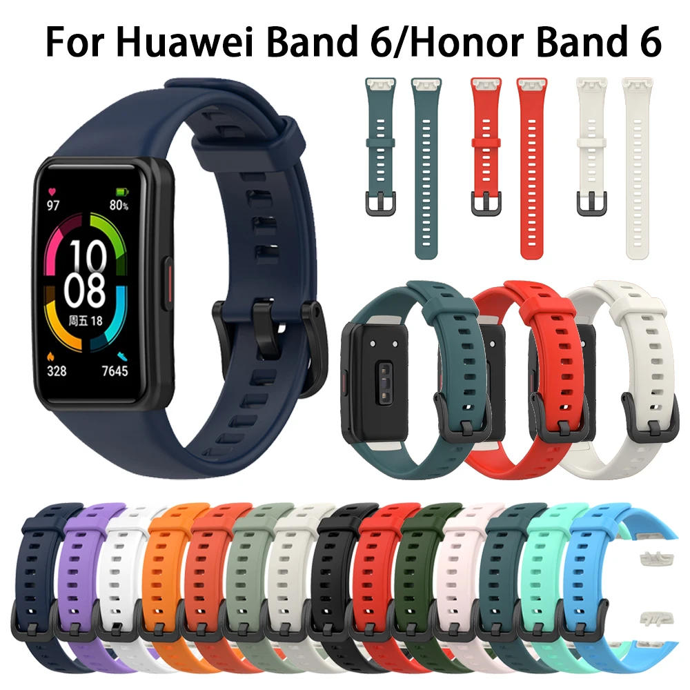 Colorful Sports Silicone watch Straps For Huawei Honor band 6 smart watchband Replacement Bracelet for Huawei band 6 Adjustable
Colorful Sports Silicone watch Straps For Huawei Honor band 6 smart watchband Replacement Bracelet for Huawei band 6 Adjustable