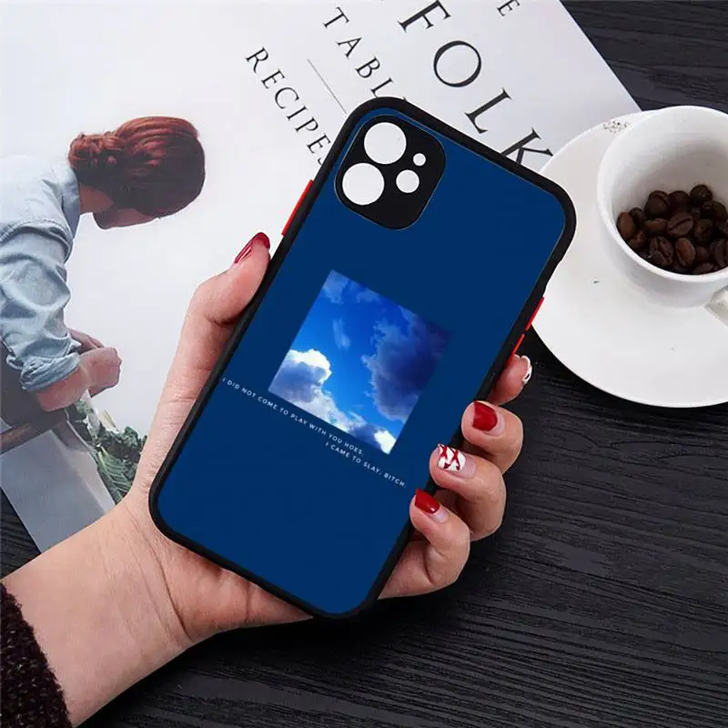 Phone Case For iPhone 12 11 Mini Pro XR XS Max 7 8 Plus X Great art blooming Flower Sea Sky cloud Matte transparent cover 
Phone Case For iPhone 12 11 Mini Pro XR XS Max 7 8 Plus X Great art blooming Flower Sea Sky cloud Matte transparent cover