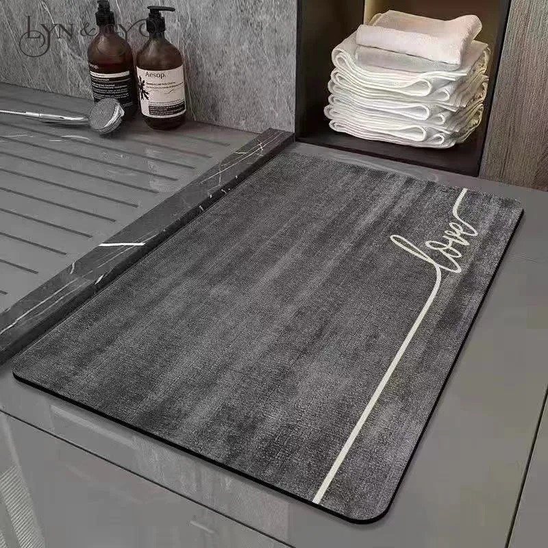 LYN&GY Simple Mat Diatom Mud Bathroom Non-slip Entrance Door Nordic Style Kitchen Carpet Absorbent Foot Entry Rug
LYN&GY Simple Mat Diatom Mud Bathroom Non-slip Entrance Door Nordic Style Kitchen Carpet Absorbent Foot Entry Rug