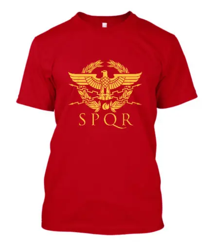 2020 Summer Cool Men Tee Shirt New Vintage SPQR Eagle Rome Latin Cool Retro Men's Red T-Shirt Size Funny T-shirt
2020 Summer Cool Men Tee Shirt New Vintage SPQR Eagle Rome Latin Cool Retro Men's Red T-Shirt Size Funny T-shirt