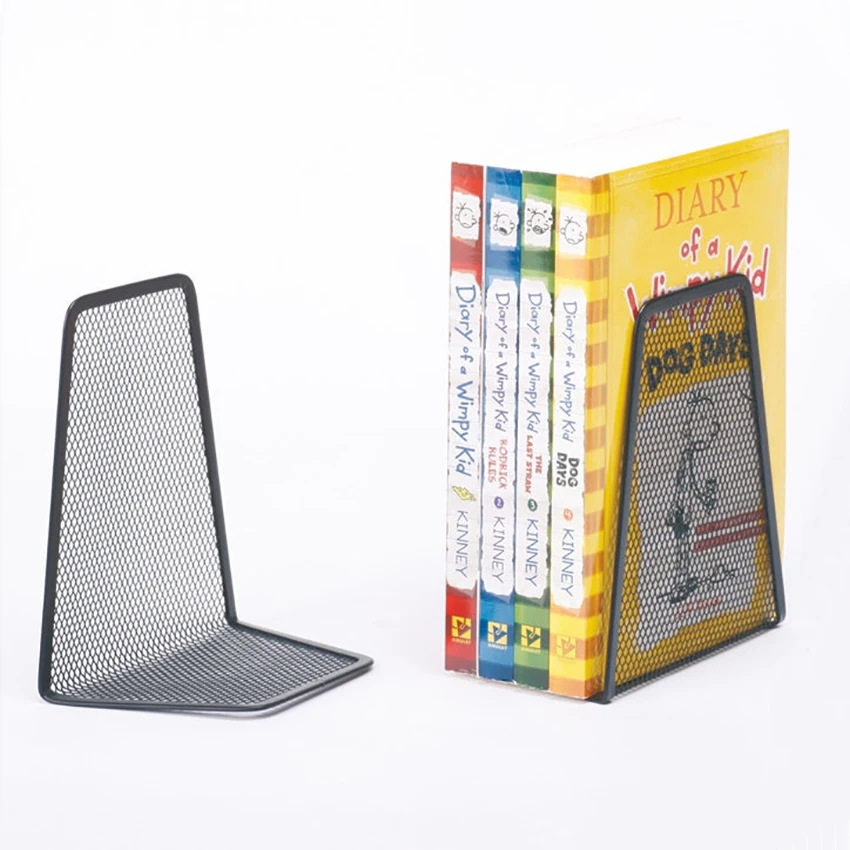 1 Pair Black Mesh Wire Bookends 13.2x9x15cm, Metal Mesh Book Holder Bookends Office Home Desk Desktop Books Organizer
1 Pair Black Mesh Wire Bookends 13.2x9x15cm, Metal Mesh Book Holder Bookends Office Home Desk Desktop Books Organizer