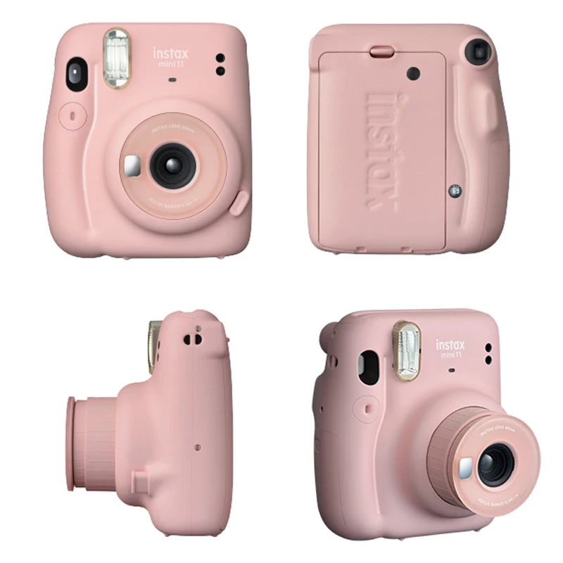 Новый стиль Fujifilm Instax Mini 11 мгновенная камера Румяна Розовый/небесно голубой/темно