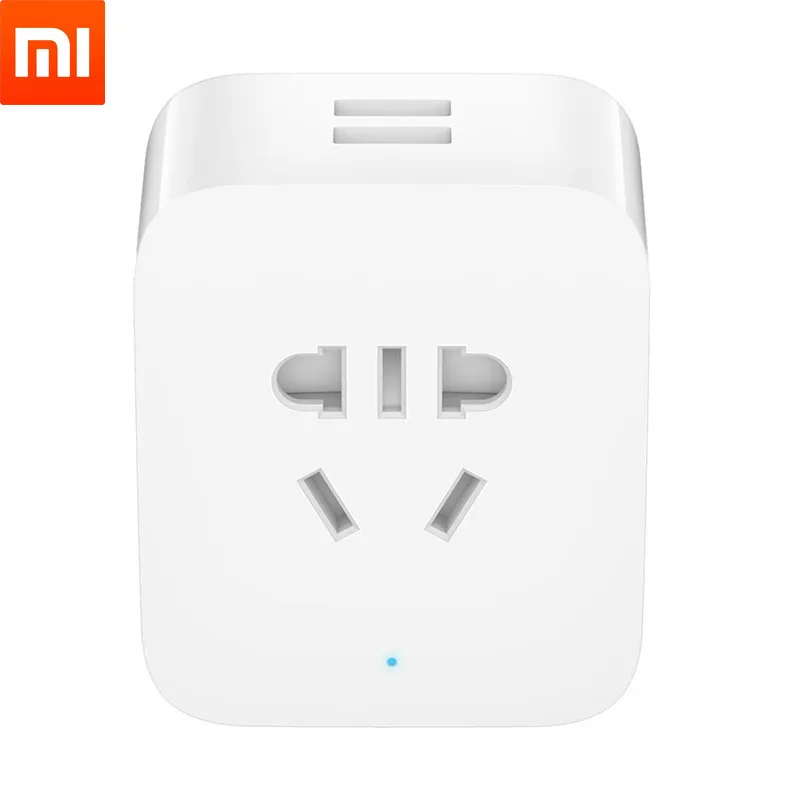 Оригинальный умный штекер xiaomi mijia обновление 2 USB быстрая зарядка Wi Fi 2200 Вт 10