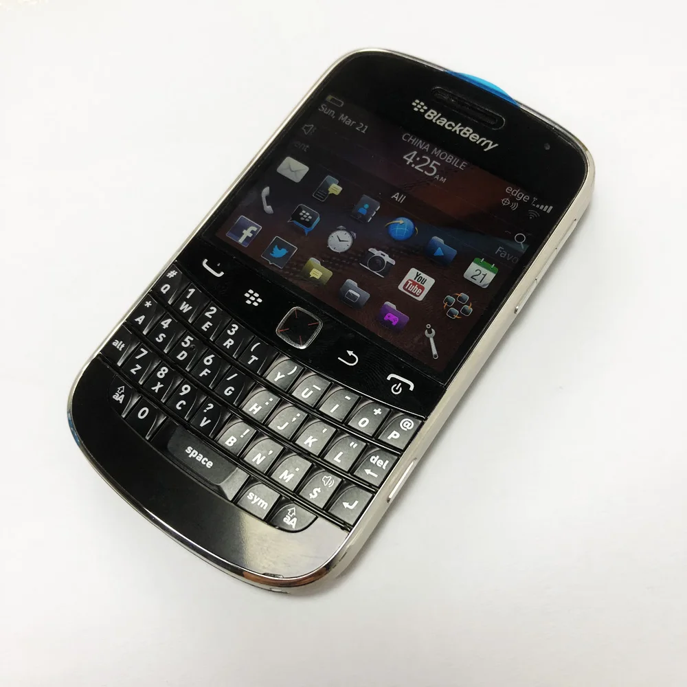 Original BlackBerry Bold Touch 9900 Refurbished Unlocked Mobile Phone 5MP 3G WIFI Bluetooth Smartphone
Original BlackBerry Bold Touch 9900 Refurbished Unlocked Mobile Phone 5MP 3G WIFI Bluetooth Smartphone