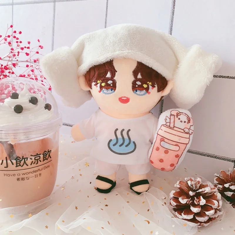 20cm Plush Toy Clothing Toy Baby Wear Doll Clothes Sweat Steam Suit Hat T-shirt Shorts Set Christmas Gifts
20cm Plush Toy Clothing Toy Baby Wear Doll Clothes Sweat Steam Suit Hat T-shirt Shorts Set Christmas Gifts