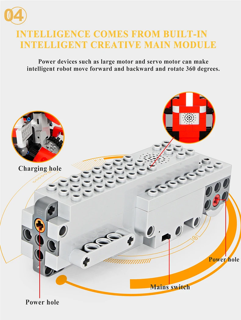 Remote Control Building Block Robot Educational Electric RC Robot Bricks STEM Toys with LED Intelligent Charging Gift
Remote Control Building Block Robot Educational Electric RC Robot Bricks STEM Toys with LED Intelligent Charging Gift