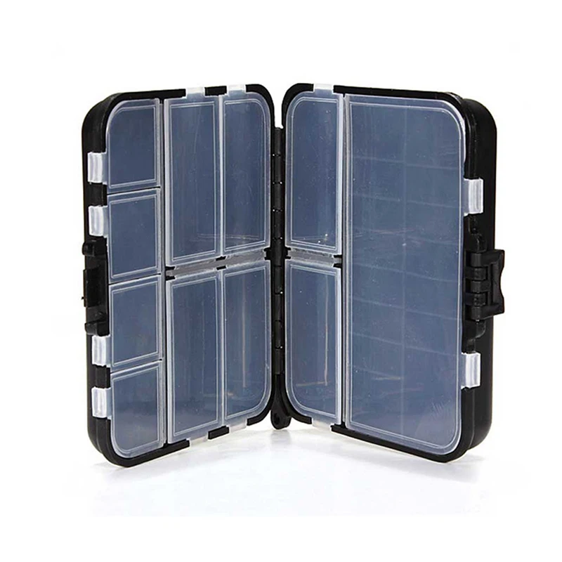 1pc Compartments Black Mini Storage Box Fishing Tackle Box Fishing Bait Spoon Hook Bait Tackle Storage Case Fishing Accessories
1pc Compartments Black Mini Storage Box Fishing Tackle Box Fishing Bait Spoon Hook Bait Tackle Storage Case Fishing Accessories