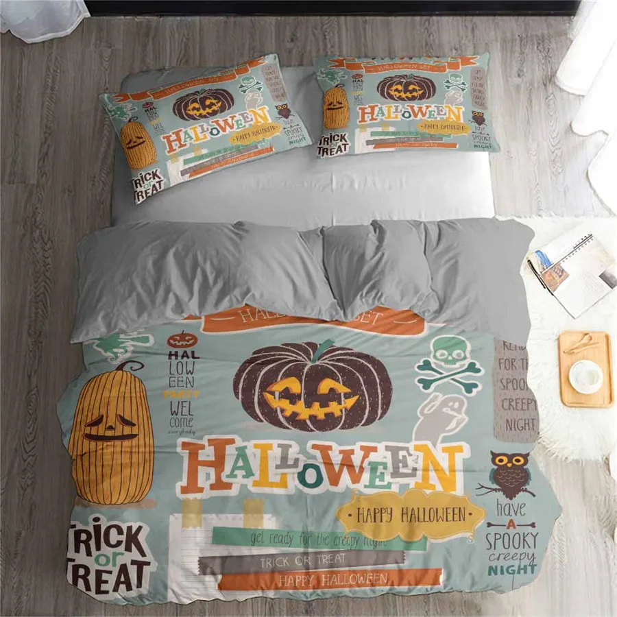 HELENGILI 3D Bedding Set Halloween Print Duvet cover set bedclothes with pillowcase bed set home Textiles #YC-126
HELENGILI 3D Bedding Set Halloween Print Duvet cover set bedclothes with pillowcase bed set home Textiles #YC-126