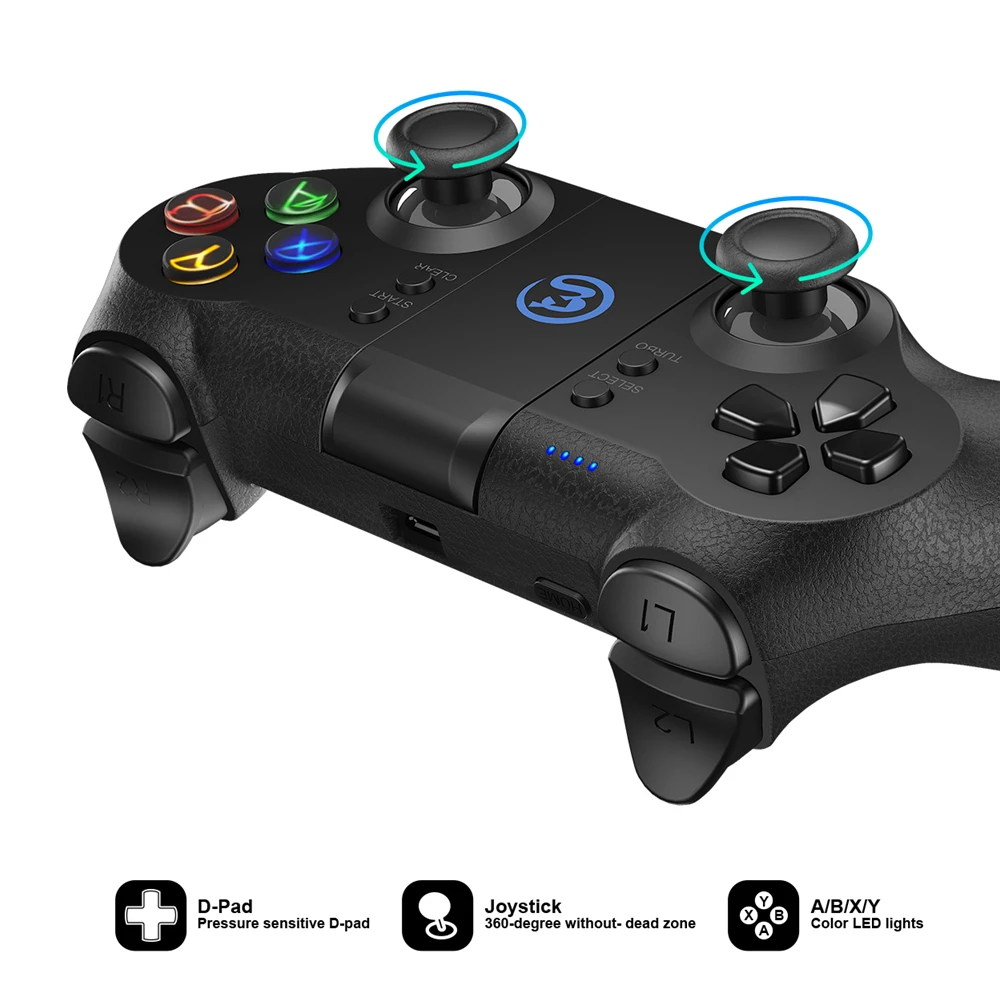 GameSir T1s Bluetooth 4.0 and 2.4GHz Wireless Gamepad Mobile Game Controller for Android / PC / SteamOS PUBG Call of Duty COD
GameSir T1s Bluetooth 4.0 and 2.4GHz Wireless Gamepad Mobile Game Controller for Android / PC / SteamOS PUBG Call of Duty COD