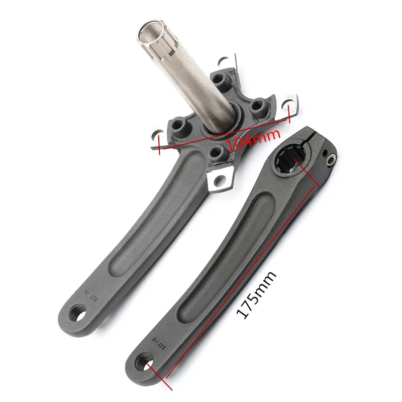Bicycle Crank 104BCD MTB Bike Crankset Aluminum Alloy With Bottom Crown 175mm 32T 34T 36T 38T Plate
Bicycle Crank 104BCD MTB Bike Crankset Aluminum Alloy With Bottom Crown 175mm 32T 34T 36T 38T Plate
