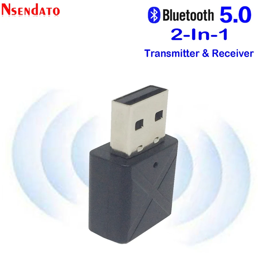 Беспроводной Bluetooth 5 0 аудио приемник передатчик Мини USB 3 мм 2 в 1 стерео ресивер