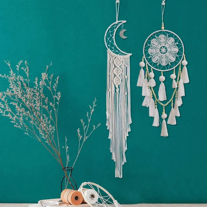 AAAK -Macrame Wall Hanging - 2 Pcs Tassel Bohemian Tapestry Handmade Woven Decoration for Wedding,Bedrooms,Party,Home Decor
AAAK -Macrame Wall Hanging - 2 Pcs Tassel Bohemian Tapestry Handmade Woven Decoration for Wedding,Bedrooms,Party,Home Decor