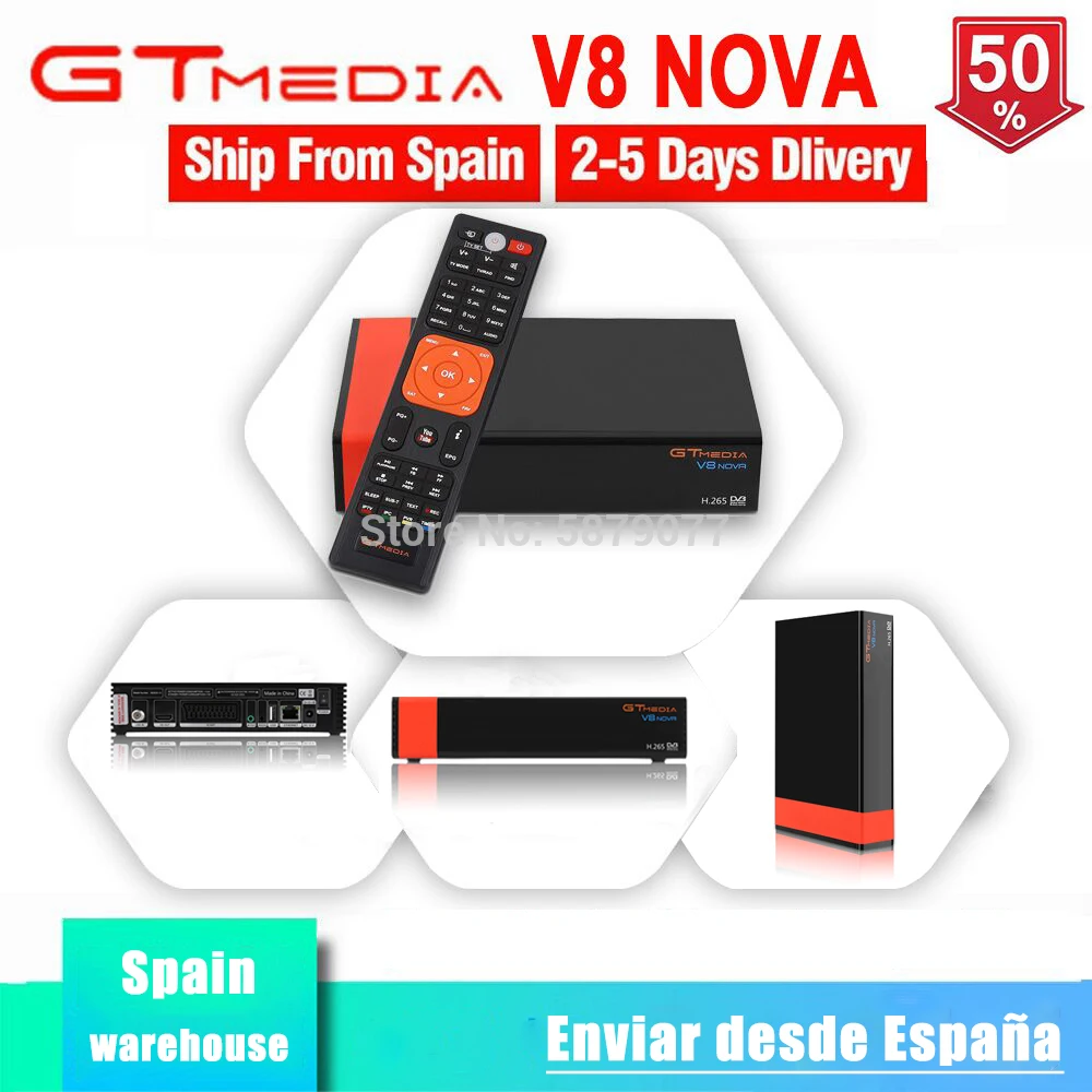 DVB S2 Gtmedia V8 Nova новое обновление GTmedia V8X собран в WI FI приведенный действие Freesat V9