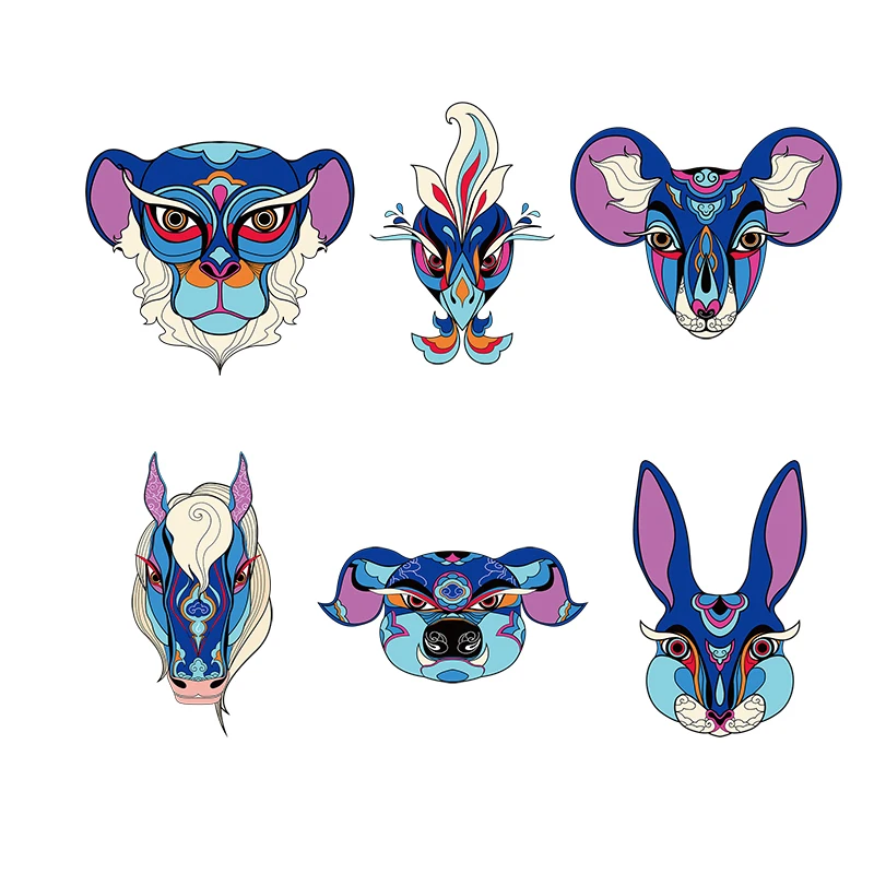 Three Ratels QC545 Chinese Zodiac cartoon art stickers Animal cartoon Decal for kids
Three Ratels QC545 Chinese Zodiac cartoon art stickers Animal cartoon Decal for kids