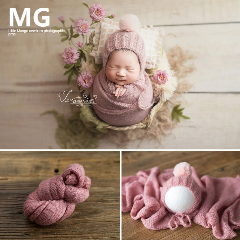 newborn photography props baby accessories newborn newborn baby girl boys Wool knitted hat + wool blanket suit likable 
newborn photography props baby accessories newborn newborn baby girl boys Wool knitted hat + wool blanket suit likable
