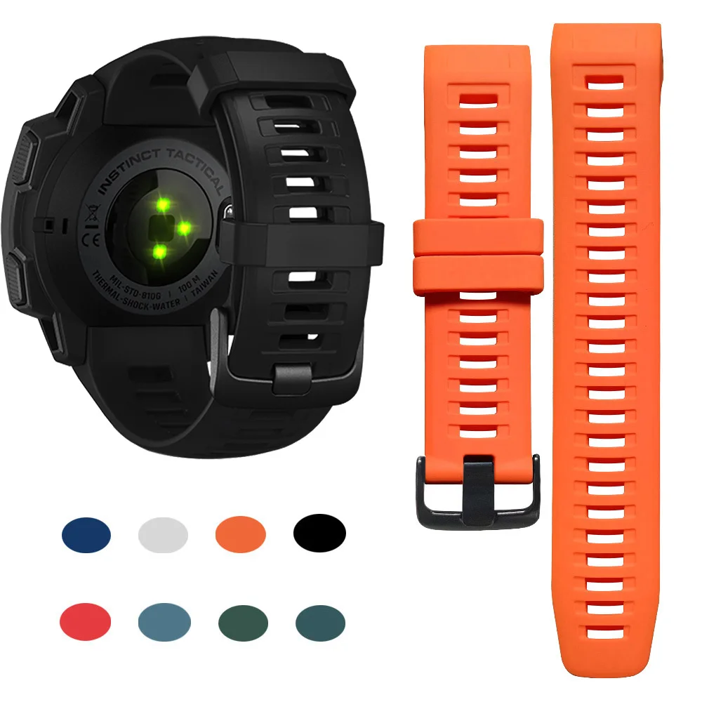 Silicone Wristband For Garmin Instinct Smart Watchband Straps Replacement Bracelet Tactical/Solar/Esports/Tide Sport Accessories
Silicone Wristband For Garmin Instinct Smart Watchband Straps Replacement Bracelet Tactical/Solar/Esports/Tide Sport Accessories