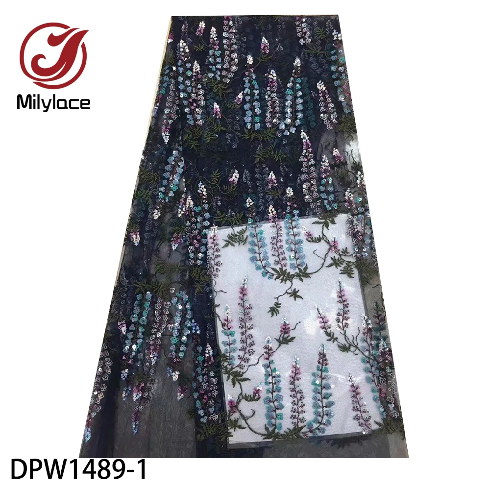 New Nigerian Lace Fabric 2020 High Quality Sequin Mesh Lace Fabric Embroidered Tulle Lace Fabric for Dress DPW1489
New Nigerian Lace Fabric 2020 High Quality Sequin Mesh Lace Fabric Embroidered Tulle Lace Fabric for Dress DPW1489